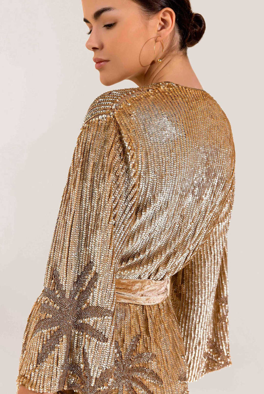 Palmlux Warm Gold Kimono