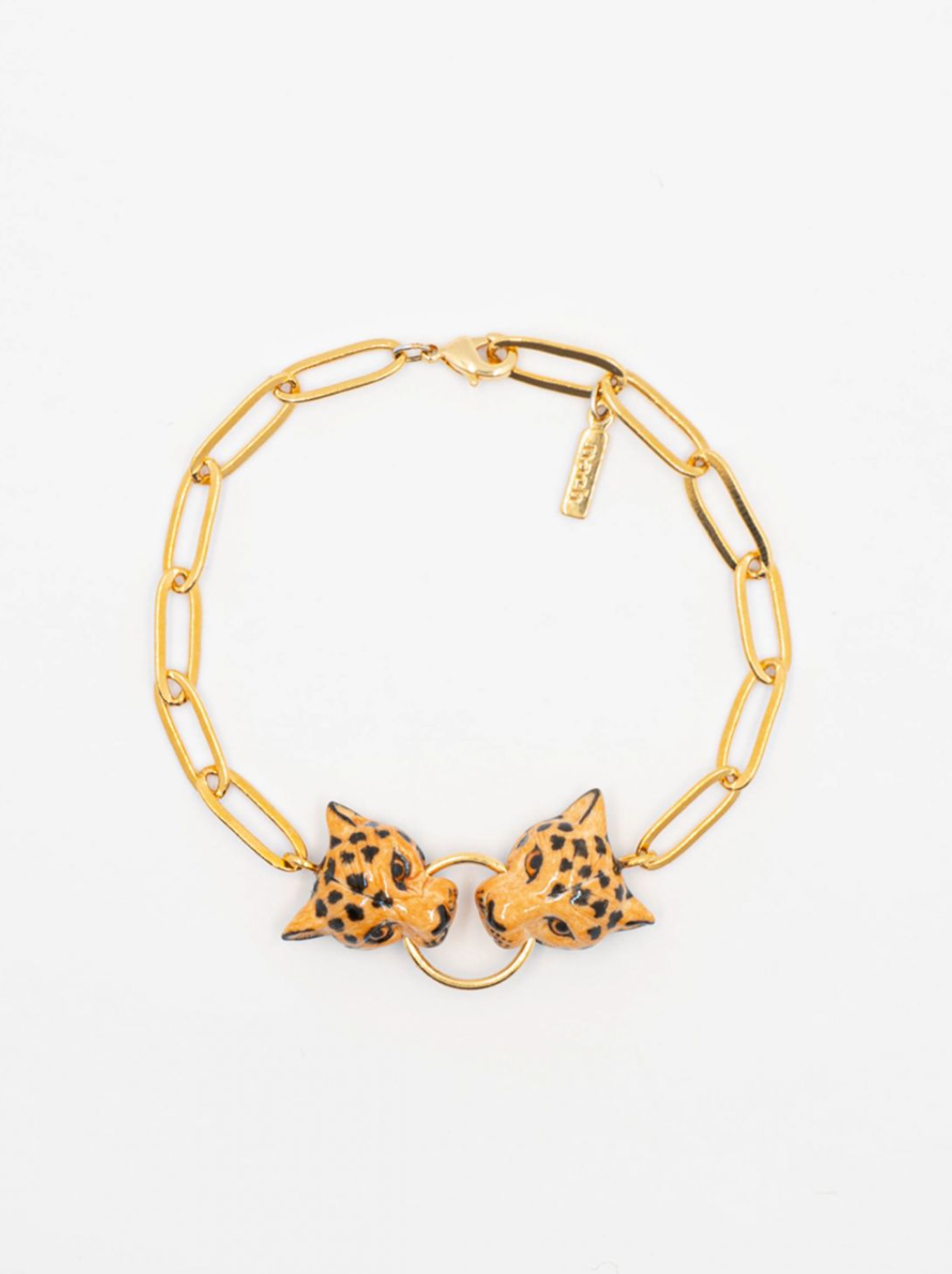 Leopard Biting Bracelet