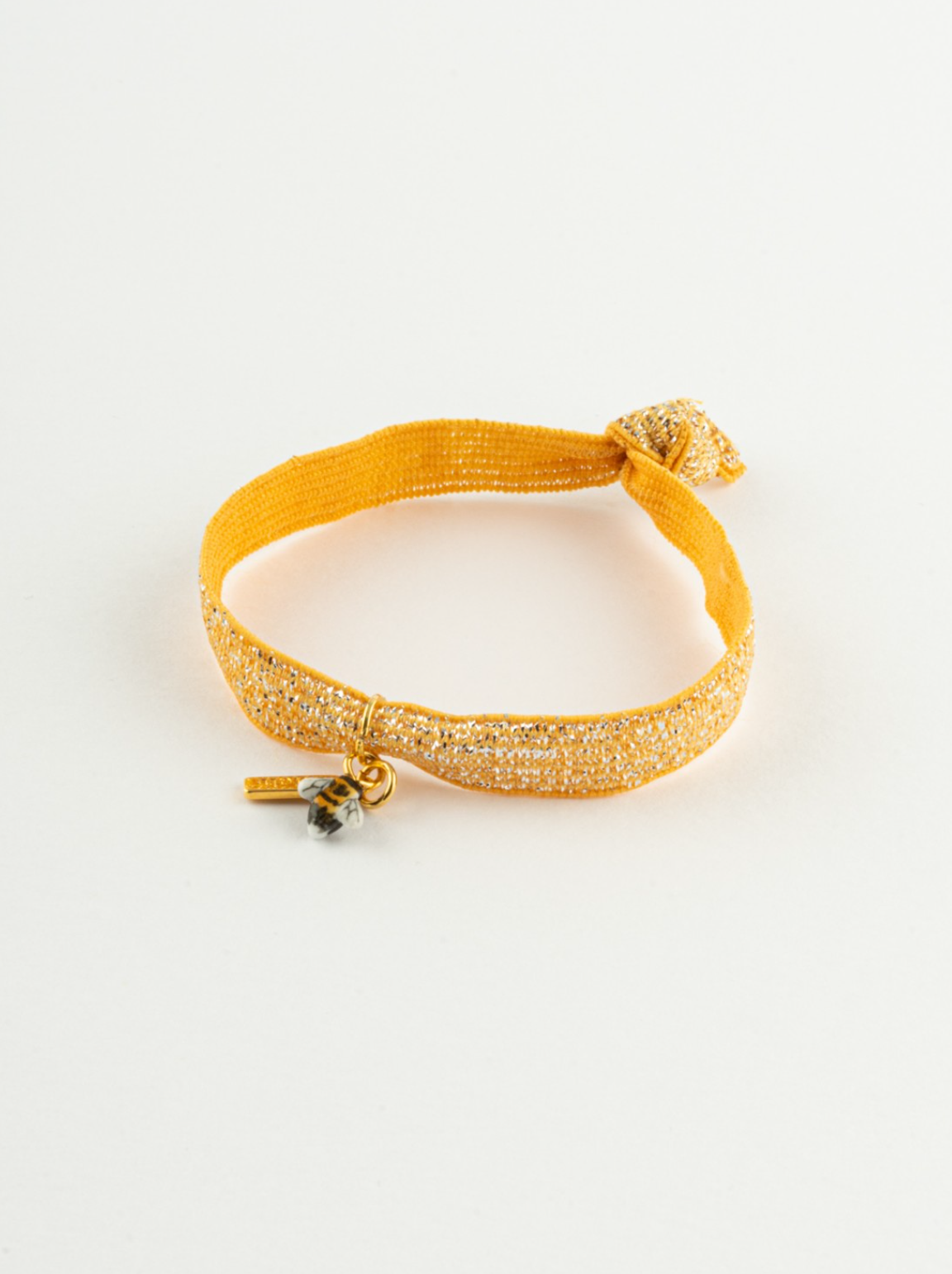 Bee Gold Elastic Bracelet