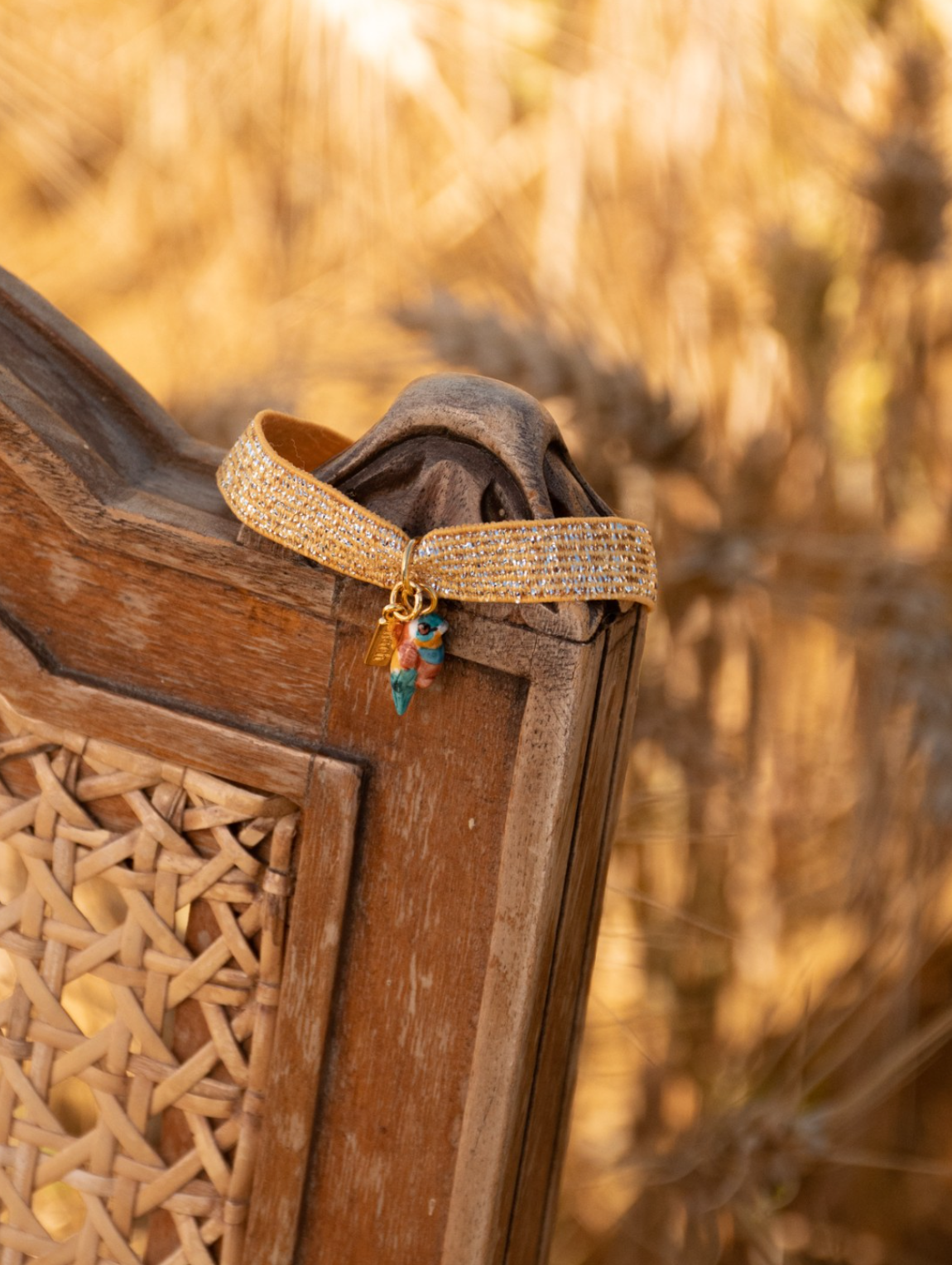 Eater Bee Gold Elastic Bracelet