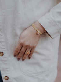 Red Panda Gold Elastic Bracelet