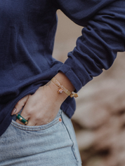 Red Panda Gold Elastic Bracelet