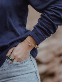 Red Panda Gold Elastic Bracelet