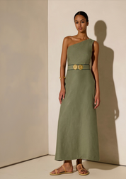 Ino Olive Dress