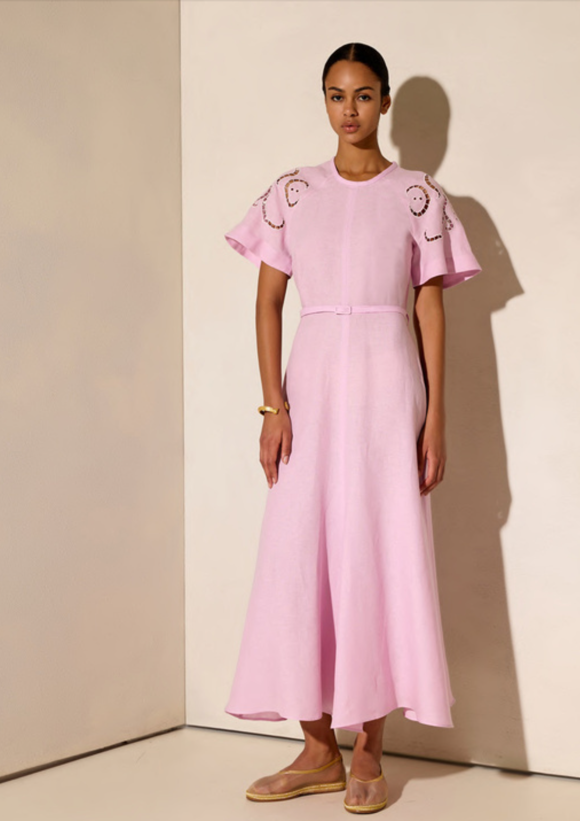 Iphigenia Lilac Midi Dress