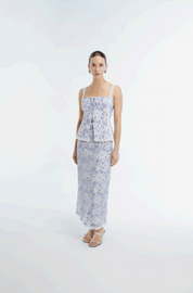 Nina Maxi Blue Skirt