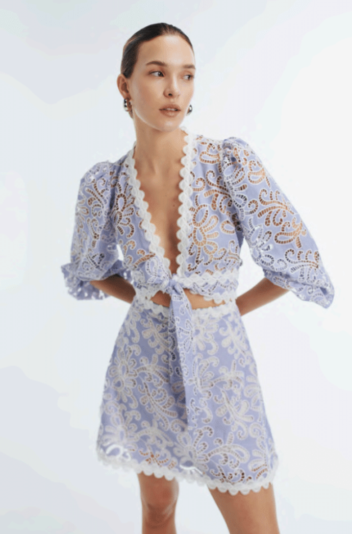 Cecil Blue Top