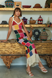 Vera Crochet Multi Dress