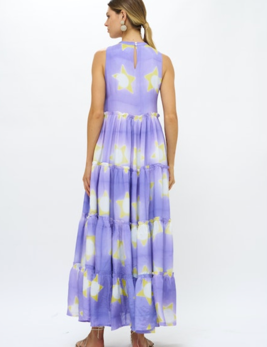 Mela Ruffle Tiered Maxi Dress