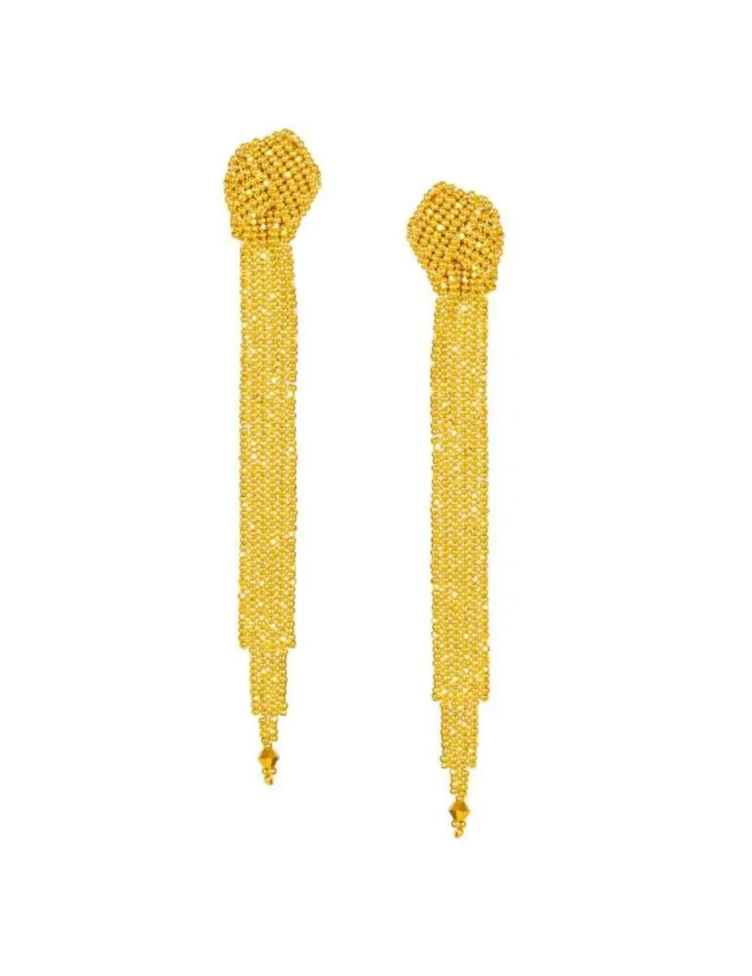 AN123 Gold Caribian Earrings