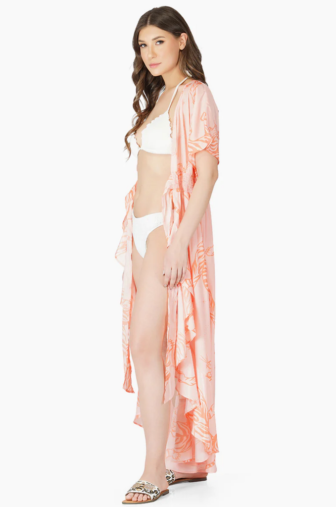 Apricot Wash Tiger Cover Up