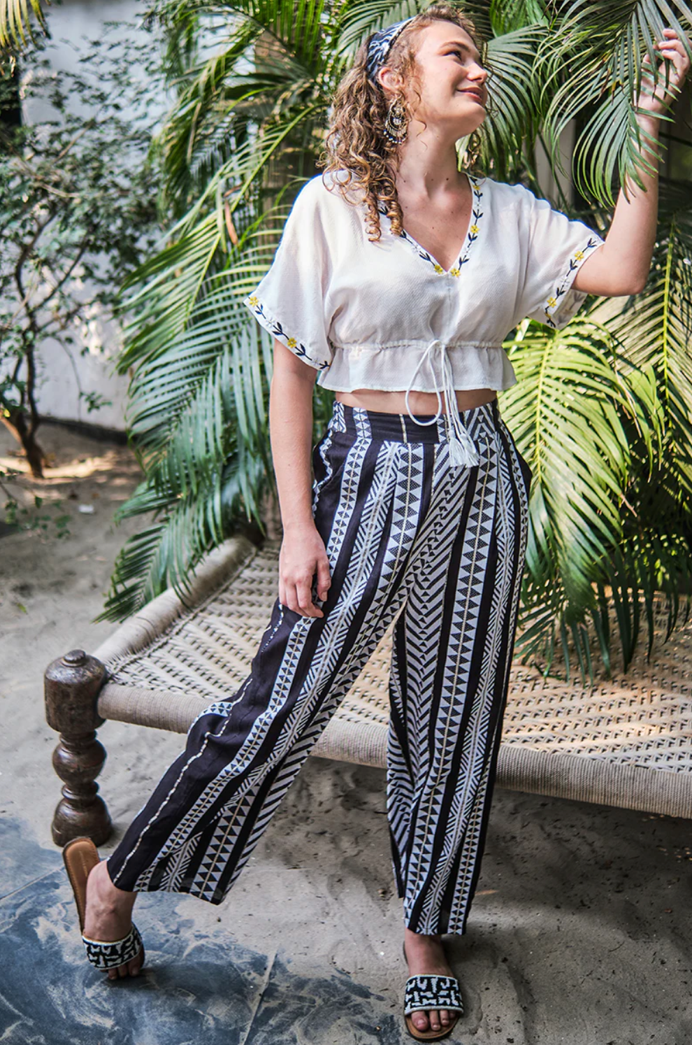 Lori Mexican Striped Pants