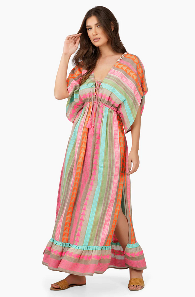 Dora Yarn Dyed Striped Maxi Dress