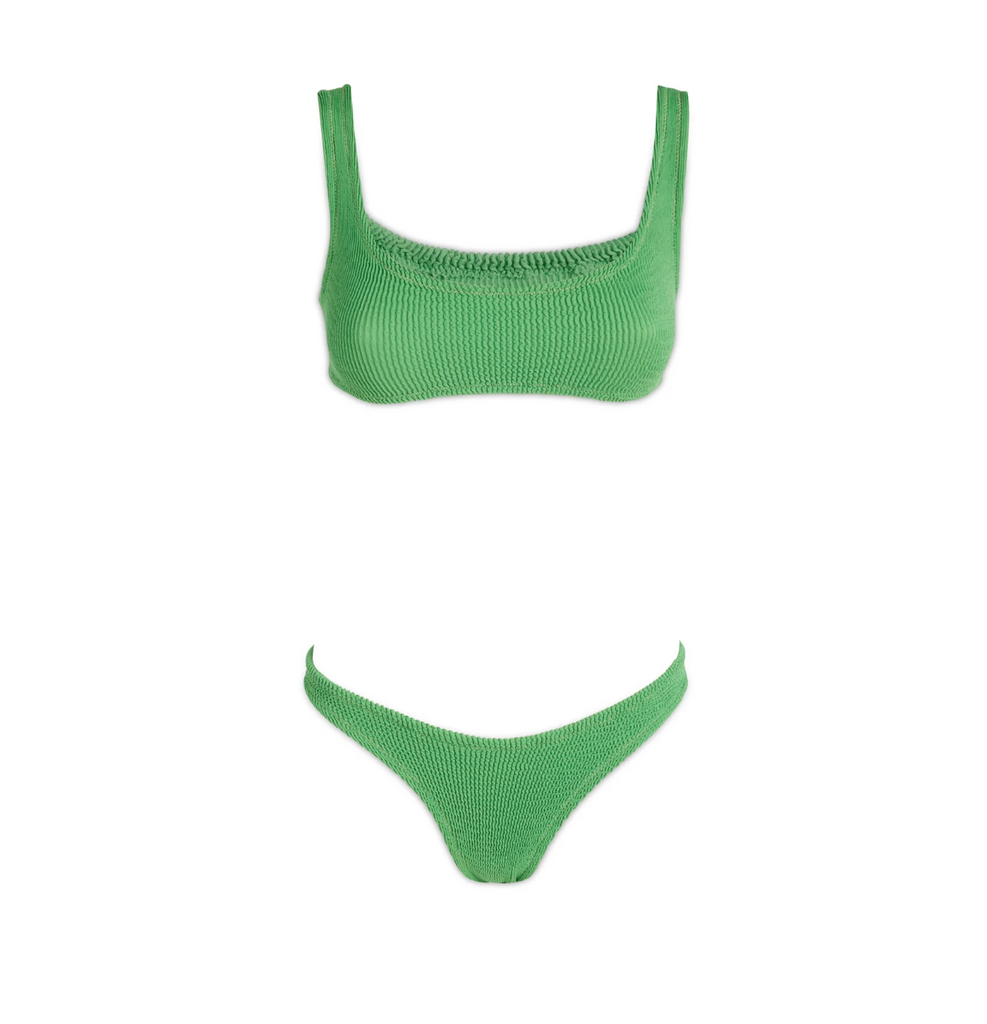 Ginny Boobs Emerald Green Bikini Set