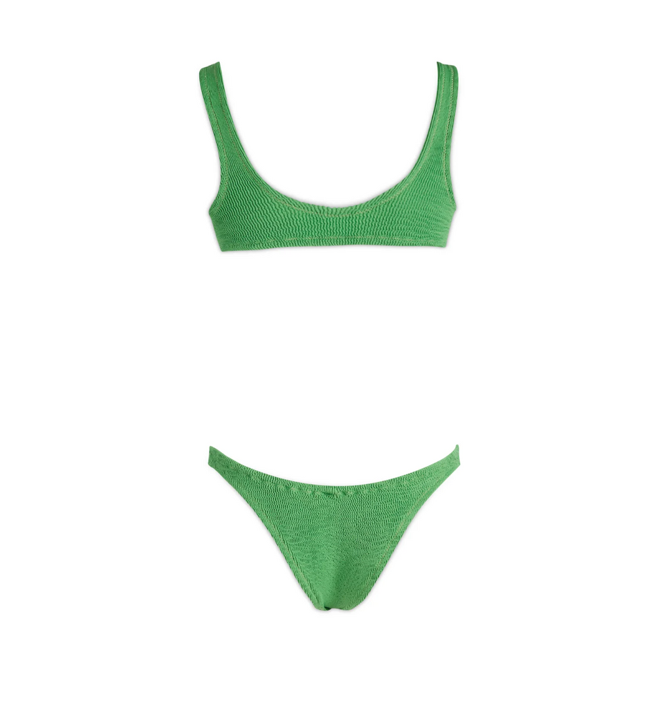 Ginny Boobs Emerald Green Bikini Set