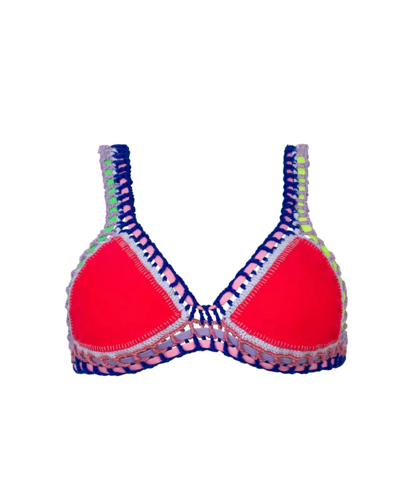 Crochet  Red Bikini Set