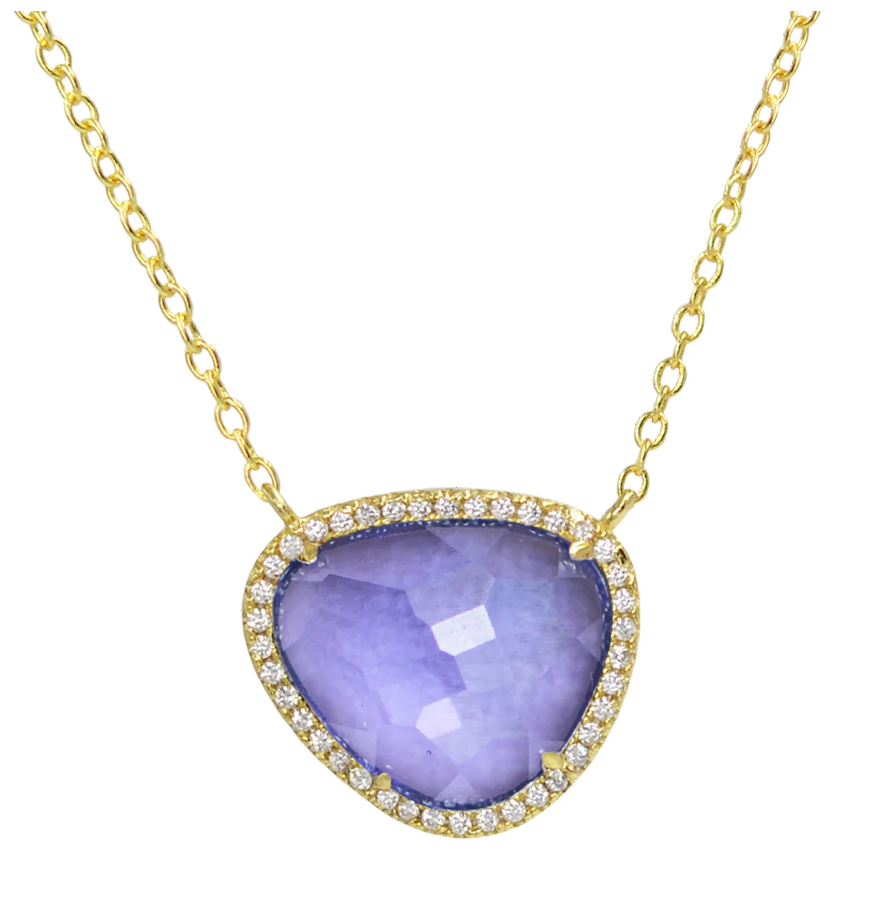 Marina Necklace Tanzanite / Gold