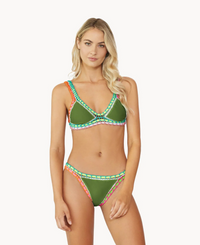 Crochet Olive Bikini Set