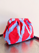 Clutch Ikat Red