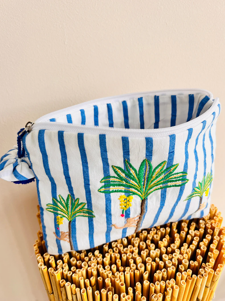 Ortiga Blue Palm Bag