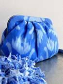 Clutch Ikat Blue