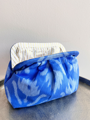 Clutch Ikat Blue