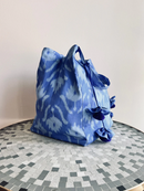 Udine Blue Ikat Bag