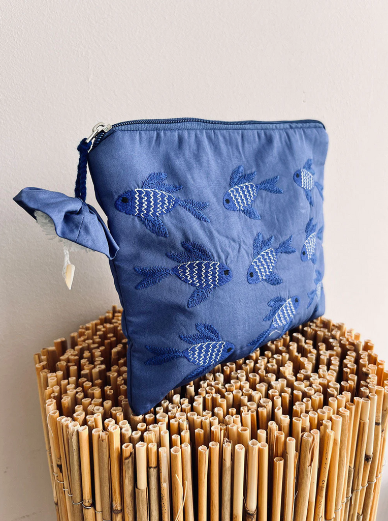 Ortiga Blue Fish Bag