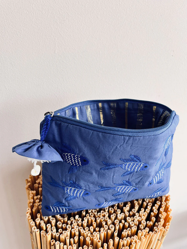 Ortiga Blue Fish Bag