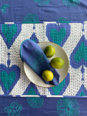 Placemat Petrol Ikat