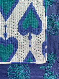 Placemat Petrol Ikat