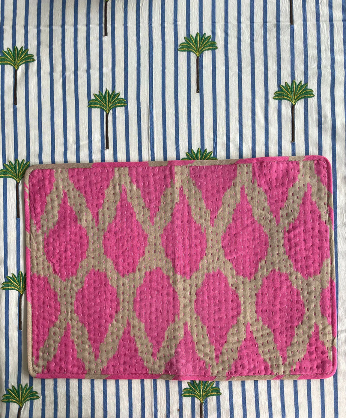 Placemat Pink Ikat