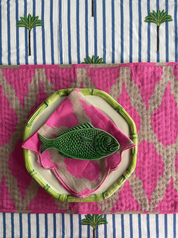 Placemat Pink Ikat