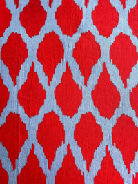 Table Cloth Red Ikat