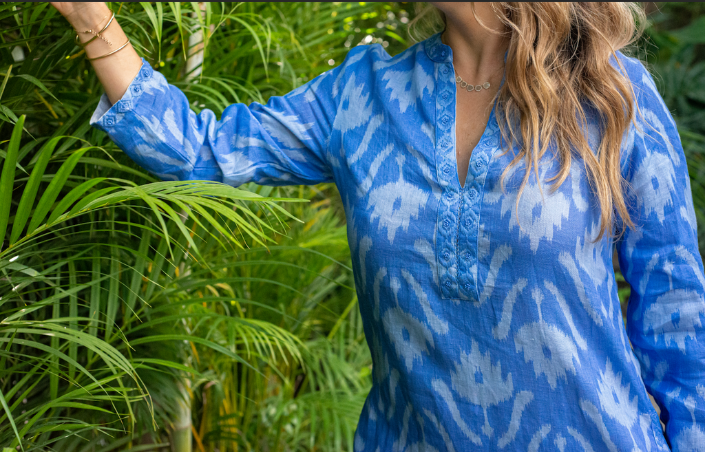 Sapphire Long Blue Kaftan