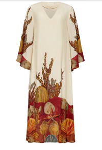 Ocean Floor Cream Lena Kaftan