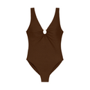 Mara Espresso Terry Sheen One Piece