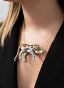 Leopard On Branch Necklace