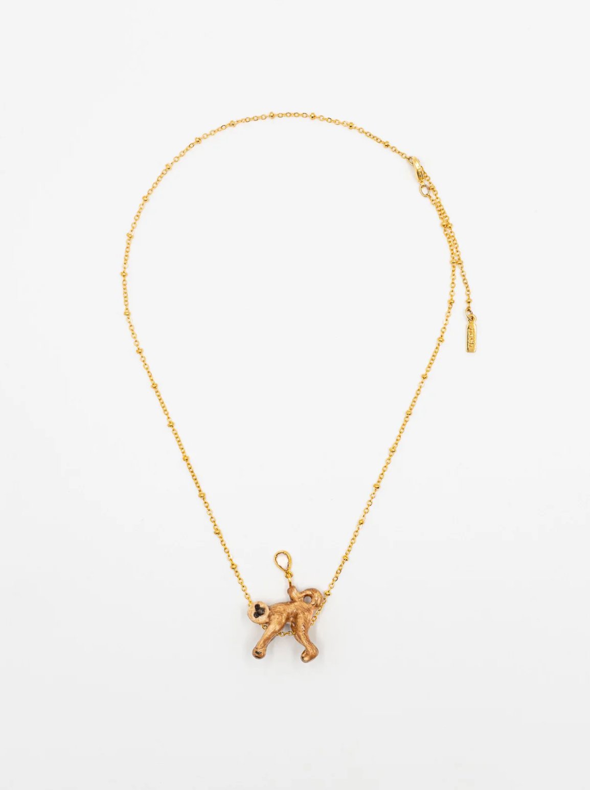 Perched Gibbon Necklace