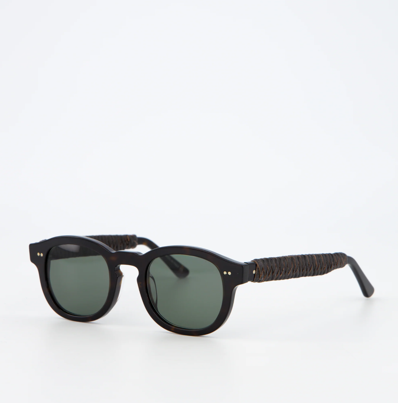 Belgi Brown Green Lenses Sunglasses