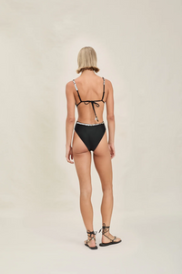 Jacquelyn Black Shell One Piece