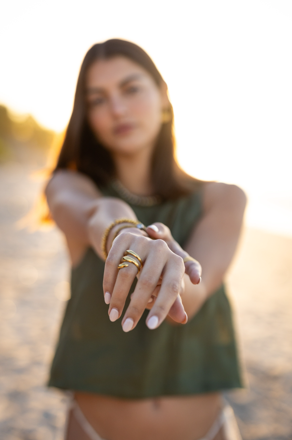 AN038 Serpentine Ring Stainless