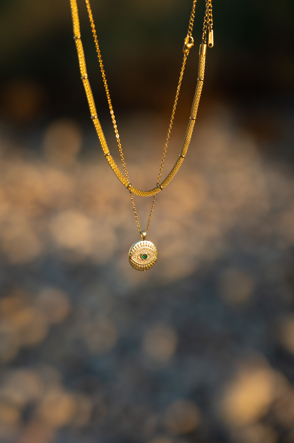 LC044 Big Evil Eye Necklace