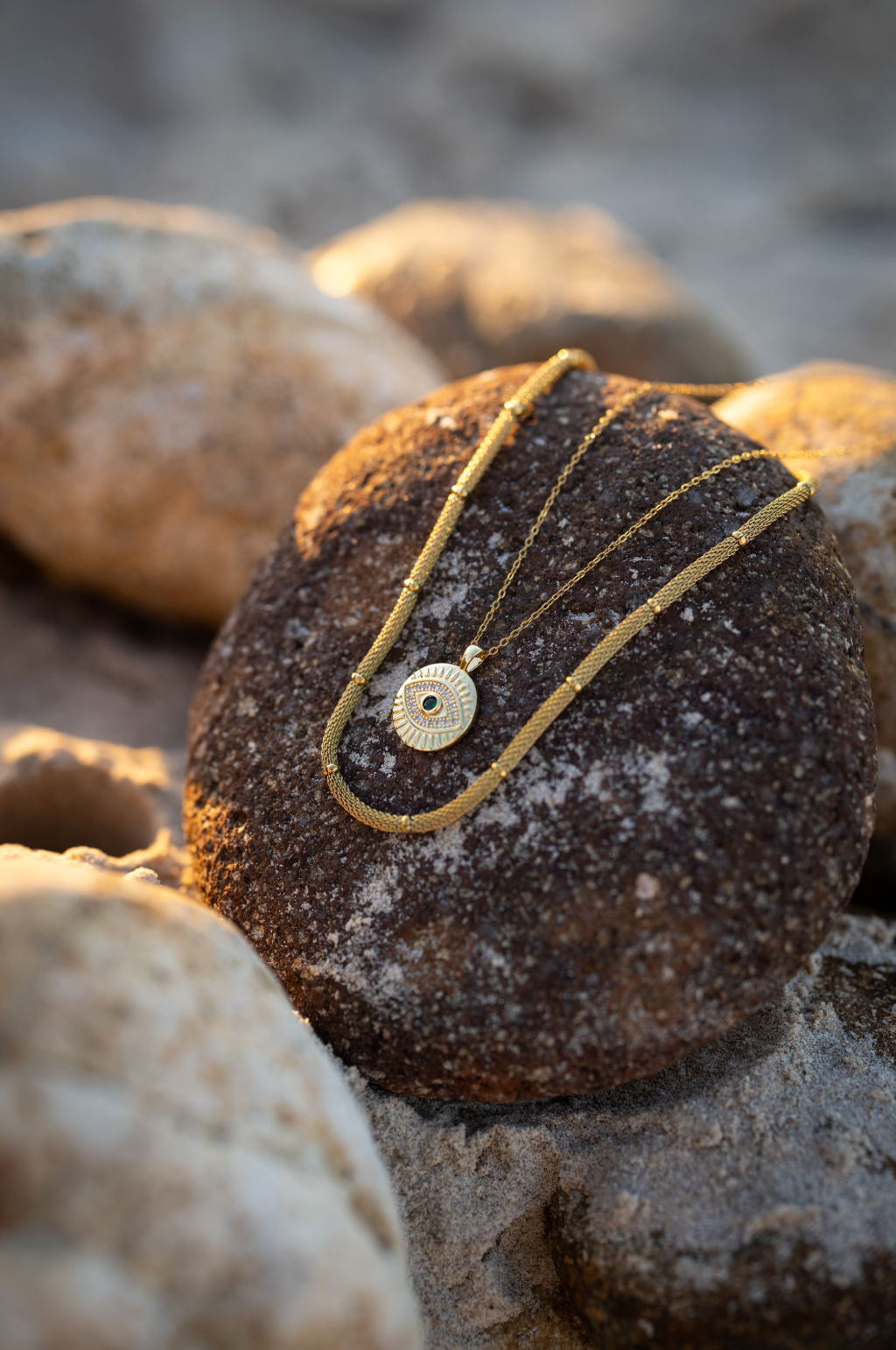 LC044 Big Evil Eye Necklace