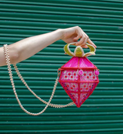 Strawberry Fucsia Cocktail Bag