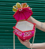 Strawberry Fucsia Cocktail Bag