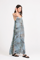 Long  Dress Tropique Light Blue