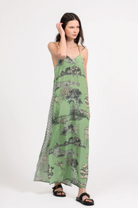 Long Dress Thailand Green