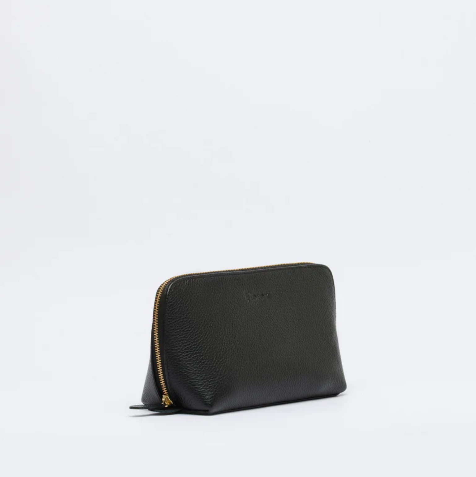 Leather Set Pouch Black