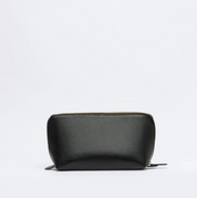 Leather Set Pouch Black